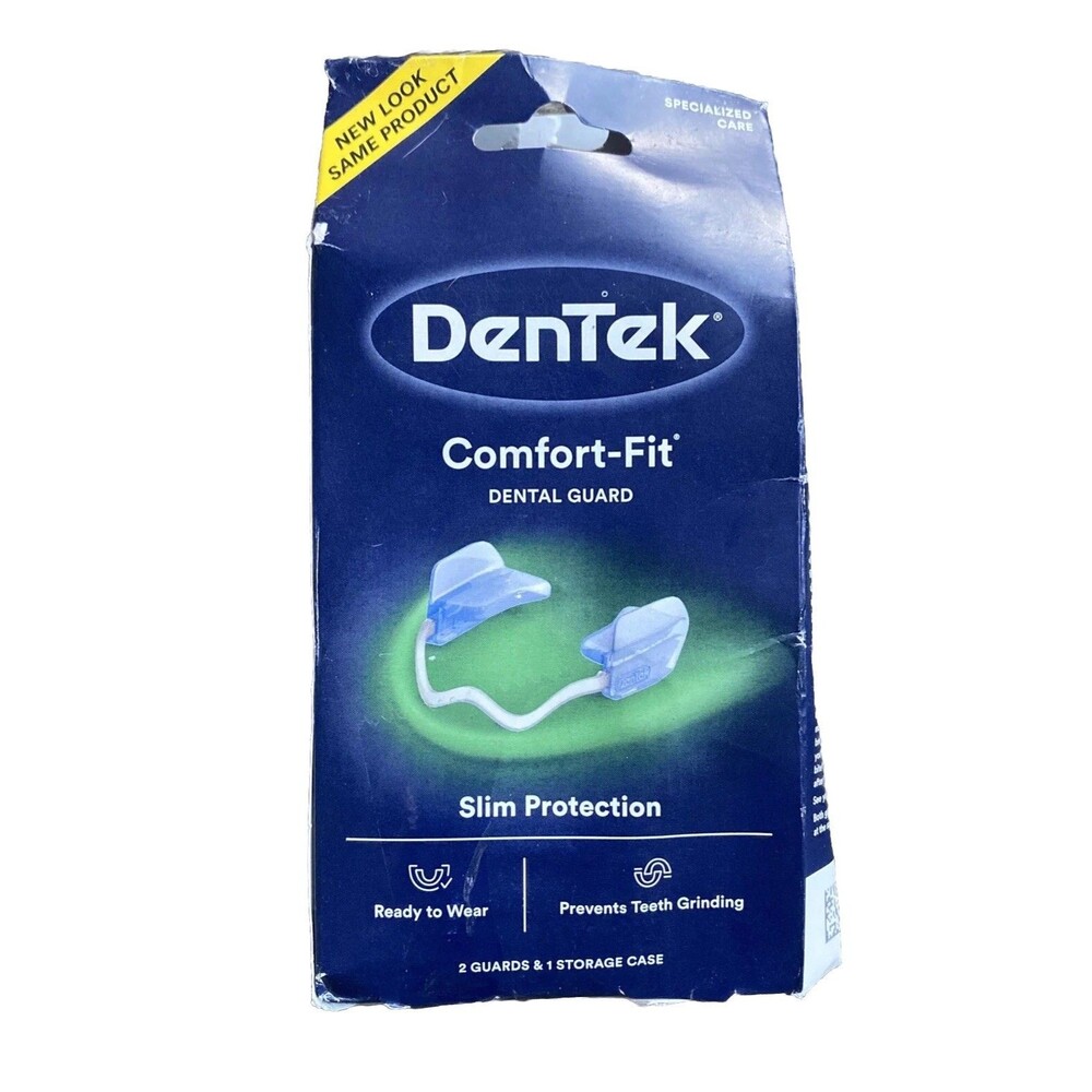 DenTek Comfort-Fit Dental Guard For Nighttime Teeth Grinding 2 count New